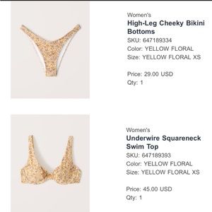 Abercrombie TOP AND BOTTOMS XS